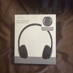 Ativa Kids Wireless Headphones - Black and Gray
